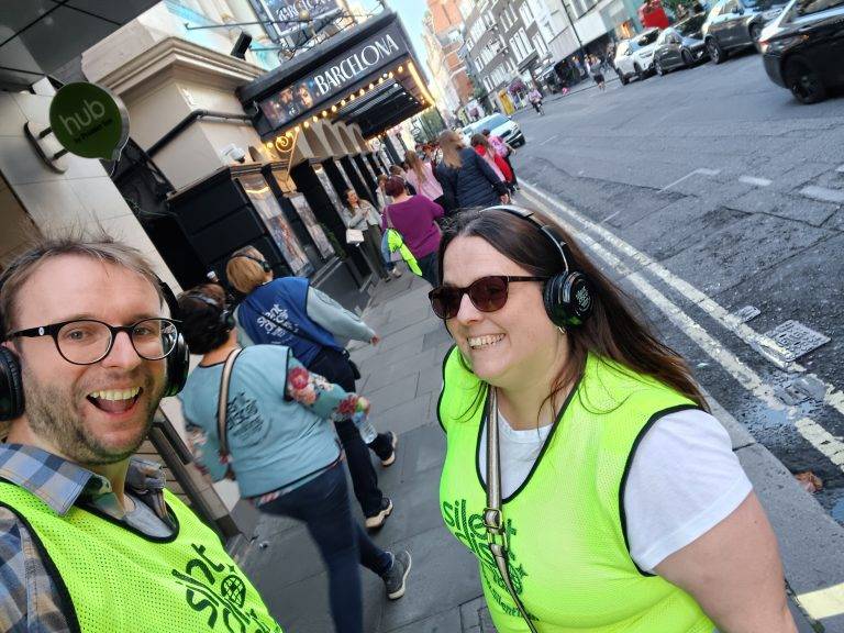Caption – Silent Disco Walking Tours London