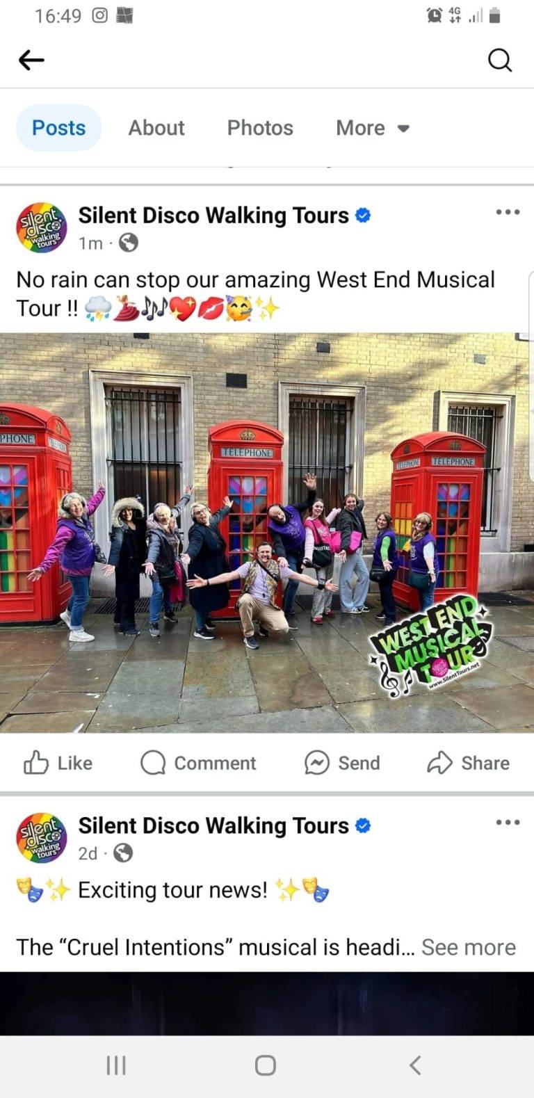 Caption – Silent Disco Walking Tours London