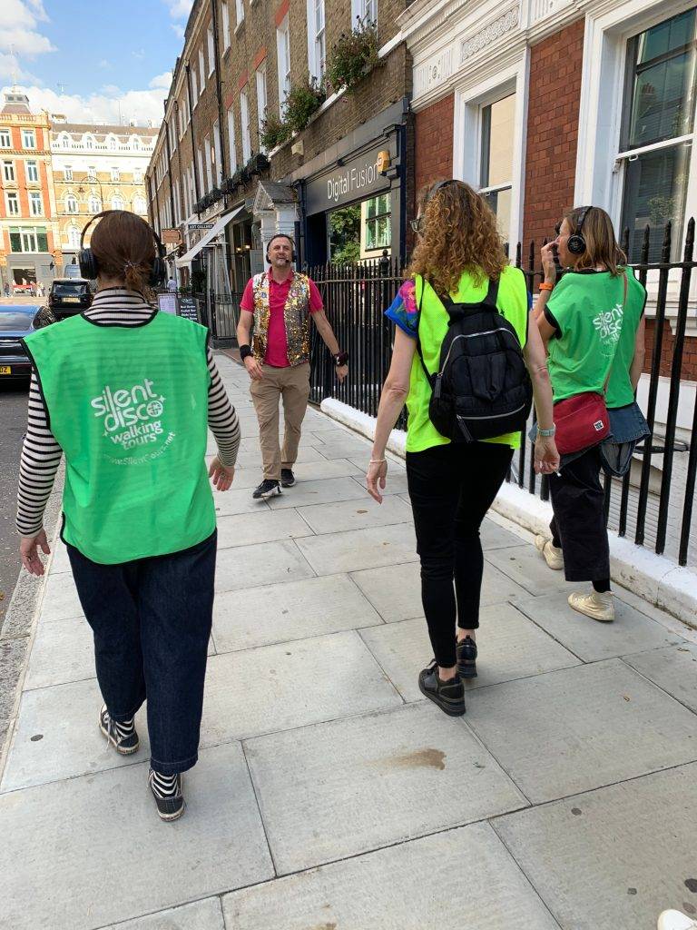 Caption – Silent Disco Walking Tours London