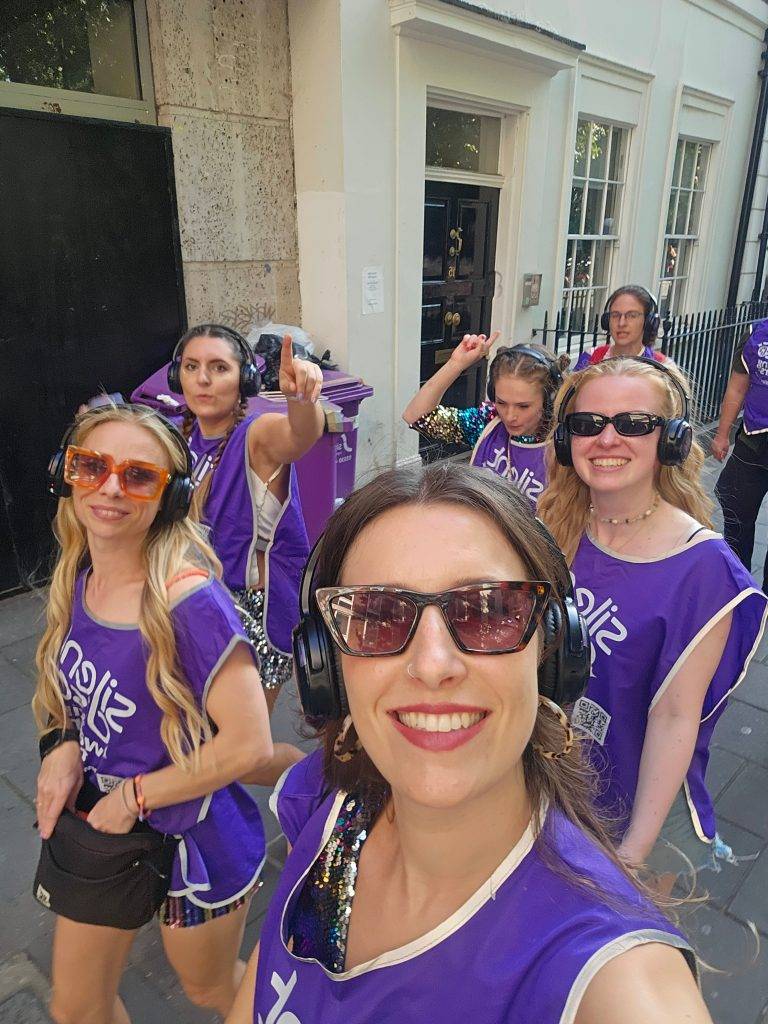Caption – Silent Disco Walking Tours London